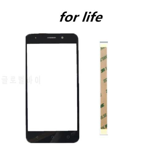 5.0inch For Vertex Impress Life 3G touch Screen Front Glass Panel Digitizer Repair Parts Lens Replacement cell phone