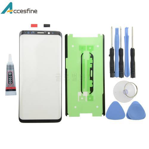 Replacement Parts LCD Front Touch Screen Outer Glass Lens For Samsung Galaxy S8 S9 Plus Note 8 9 Repair Tool Adhesive B7000 Glue