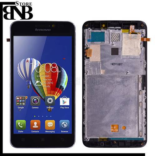 A606 LCD for Lenovo A606 LCD Display and Touch Screen Digitizer Assembly With Frame A606 LCD Display Replacement parts
