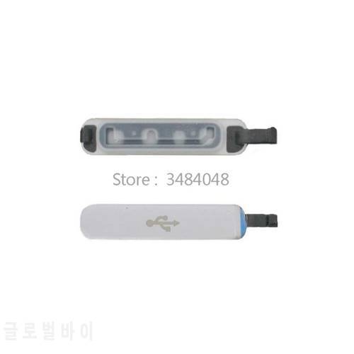 10 pcs/lot Silver Color Charge Port Plug for Samsung Galaxy S5 G900 Replacement USB Port Cover Flap Top Quality Dust Plug