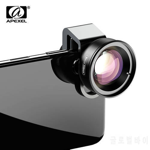 APEXEL 100mm Macro Lens Camera Phone Lens 4K HD Super Macro Lenses CPL Star Filter for iPhonex 13 pro Samsung s9 all smartphone
