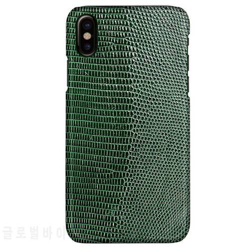 Stock 7 Colors Real Natural Genuine Lizard Skin Leather Case for iPhone X 5.8&39&39 Luxury Back Cover For iPhoneX Free Shipping