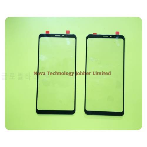 Wyieno 10Pcs/Lot Note8 Black Outer Glass Screen For Meizu Note 8 M822Q Glass Lens Front Panel ( Not touch screen Sensor)