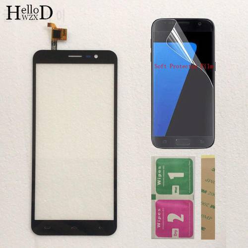 Touch Panel Sensor Touch Screen For HOMTOM S16 S 16 Touch Screen Digitizer Front Glass Panel Sensor Mobile Phone Protector Film