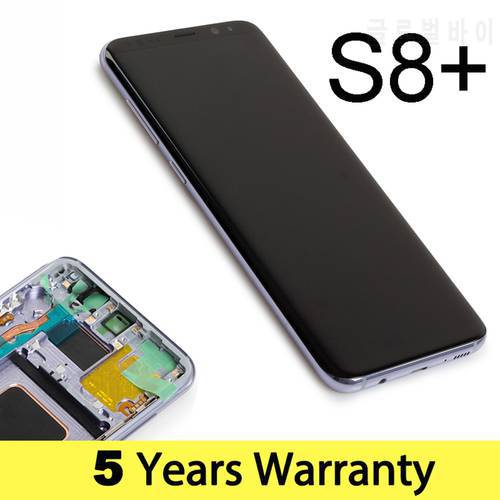 Wholesale Price Lcd For Samsung S8 Plus Display Original G955F With Frame Touch Display For Samsung S8 Plus Screen Pantalla