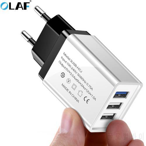 OLAF 3.5A USB Charger for iPhone X 8 7 iPad Fast Wall Charger for Samsung S9 Xiaomi mi 8 1 2 3 Ports Mobile Phone Charger