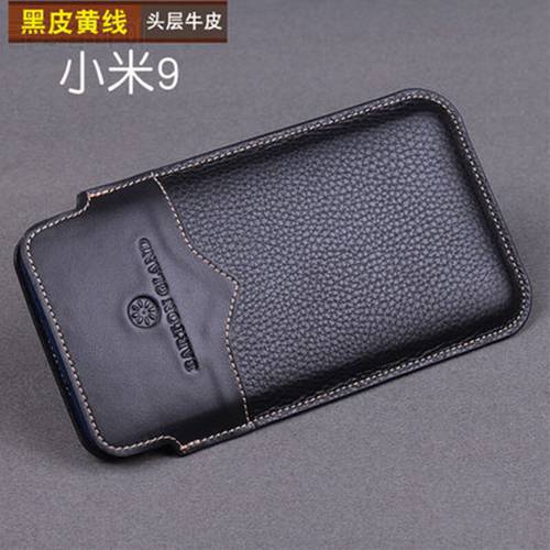 Luxury Genuine Leather Pouch for Xiaomi MI 9 Case for Xiaomi 9SE Handmade Custom Phone Sleeve Shell Bag for Xiaomi 9 SE MI9 se