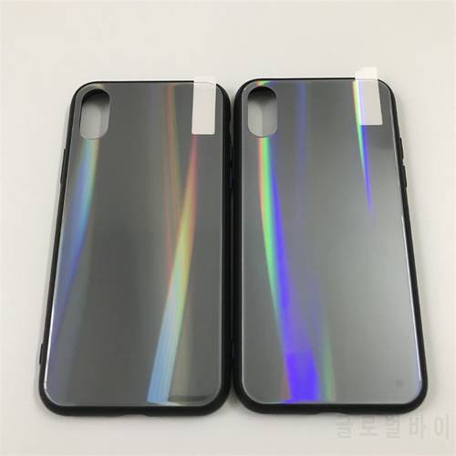 UV Laser Printing Aurora Blank TPU Case For iPhone 14 7 8 Plus 11 12 13 mini Pro X XR XS Max UV Blank Cover 10pcs/lot wholesale