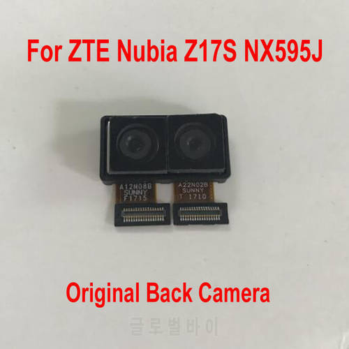 Original Good Working Main Flex Big Rear Back Camera Module For ZTE Nubia Z17S NX595J Mobile Phone Cable Parts