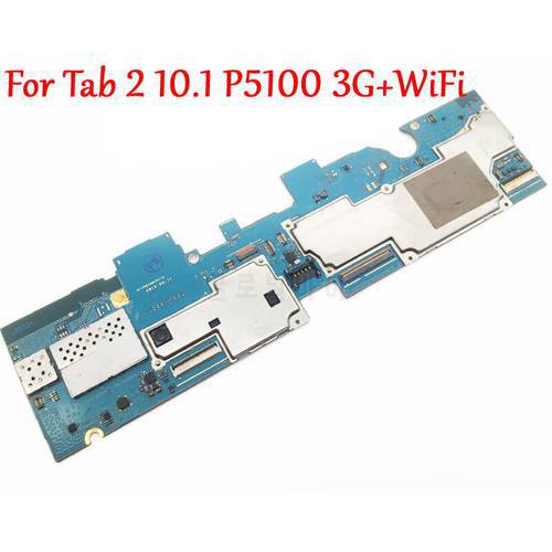 Tested Full Work Unlock Motherboard For Samsung Galaxy Tab 2 10.1 P5100 3G Logic Circuit Electronic Panel From Original Phone