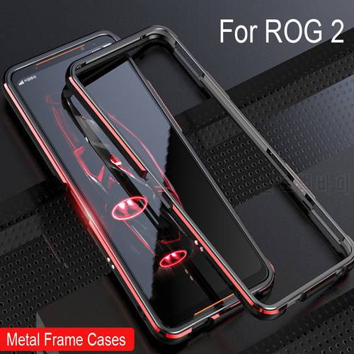 Metallic Case For ASUS ROG 2 ROG2 Phone Metal Frame edge cover shell Case ZS660KL Cases cover For ASUS ROGPhone2 ZS660KL