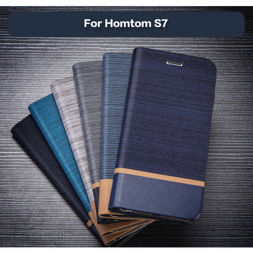 Pu Leather Phone Bag Case For Homtom S7 Flip Book Case For Homtom S16 Business Wallet Case Soft Tpu Silicone Back Cover