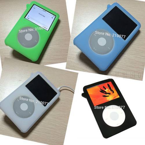 Silicone skin case Cover for new iPod Classic 80GB 120G 160G Video 30gb Gen Cover Holder