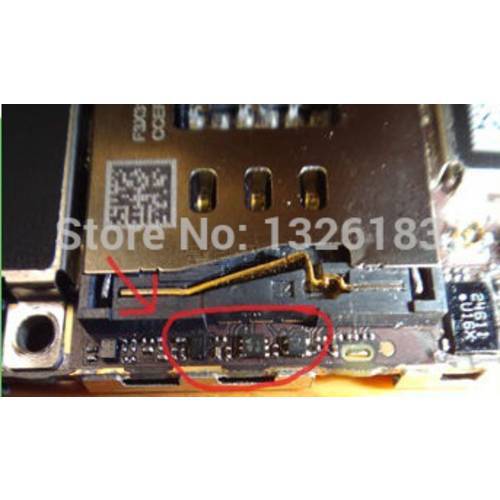 60pcs/lot, For iPhone 5 5G Q3 U3 DZ101_RF IC chip remove battery pry damage components fix parts on motherboard, HK free ship