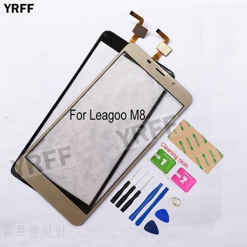 5.7&39&39 M8 Mobile Touch Screen For Leagoo M8 Pro Touch Screen Digitizer Touch Panel Replacement Front Glass Lens Sensor