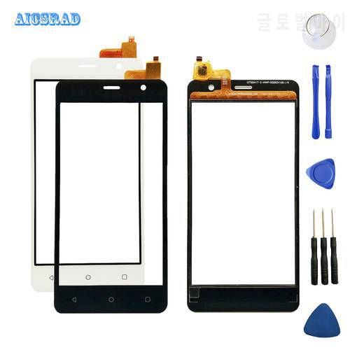 AICSRAD front outer glass For Myphone A502 Touch Panel Touch Screen Digitizer Sensor Replacement a 502 + Tools