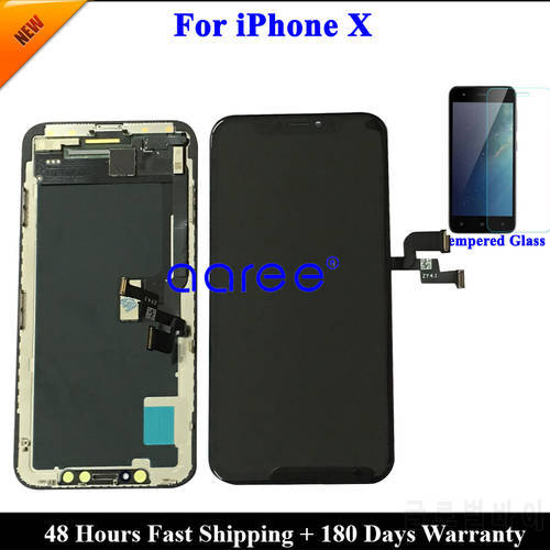 Tested AMOLED LCD Display For iPhone XS LCD Display For iPhone X OLED Display LCD Screen Touch Digitizer Assembl