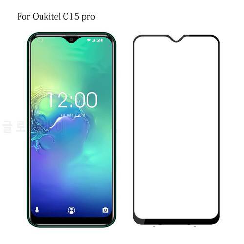 9H Tempered Smart Phone Glass For Oukitel C13 C15 Pro Anti Glare Full Glue Cover Screen Protector For C13pro C15pro Film Glass