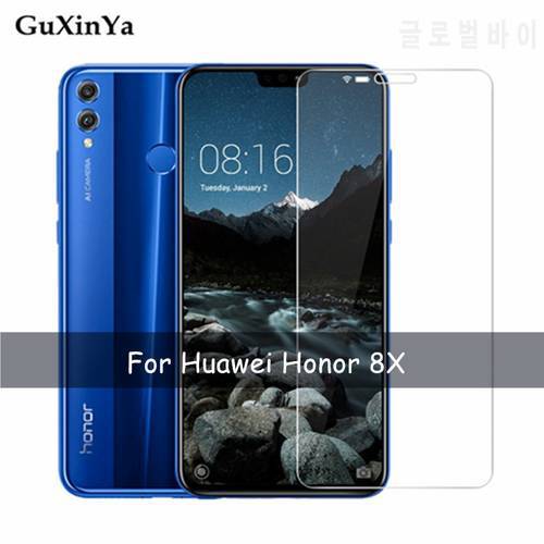 2pcs Tempered Glass Honor 8x Screen Protector Glass For Huawei Honor 8x Anti-scratch Film Honor 8x JSN-L11Protective Front Film