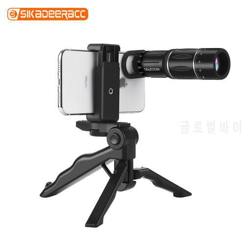 18X Mobile Phone Camera Telescope Zoom Lens Scope External Telephoto With Universal Clip Tripod For iPhone Huawei Samsung