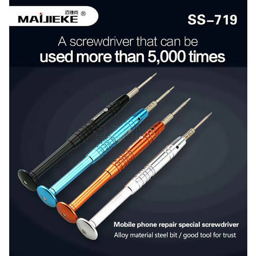 MAIJIEKE AAA+ Alloy Steel 0.6Y Screwdriver Repair Tool For iPhone X 8 7 6 6s Pentalobe Phillips Phone Screwdriver for Samsung
