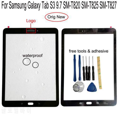 Shyueda 100% For Samsung Galaxy Tab S3 9.7 SM-T820 SM-T825 SM-T827 Outer Front Glass Panel Touch Screen Digitizer