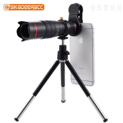 Mobile Phone Camera Lens 22X Telescope Zoom Telephote Lens Universal Tripod Mount Clip For Samsung Galaxy S9 S10 Plus S7 Edge