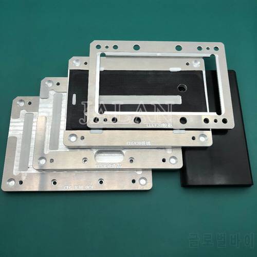 YMJ new edge laminating mold For LG V30 digitizer LCD display touch screen/oca/glass unbent flex cable positioning laminating