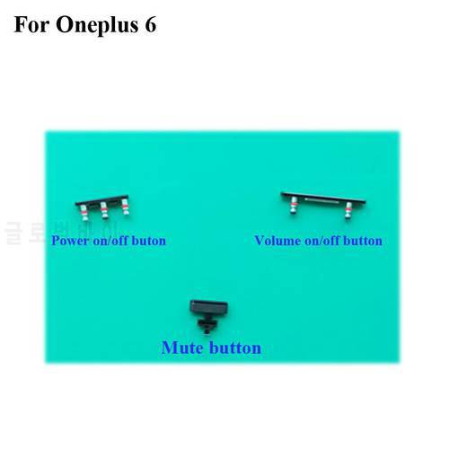 Side Button For Oneplus 6 Power On Off Button + Volume Button Side Buttons Set Replacement For One plus 6 Six Parts Oneplus6