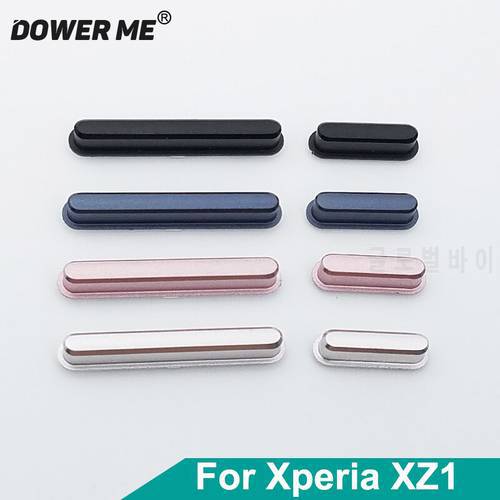 Dower Me Volume Button Camera Switch Key Buttons Replacement For Sony Xperia XZ1 G8342 G8341 Black/Silver/Blue/Pink