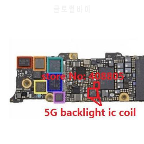 10pari/lot(60pcs) for iPhone I5 5 5G U23 light ic chip 12pin + back light coil L3 