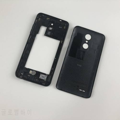 For LG K4 2017 Phoenix 3 M150 M160 M153 Housing Middle Frame +Battery Back Cover With Logo