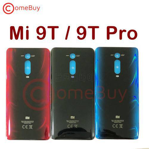 Back Glass Cover For Xiaomi Mi 9T Pro Back Battery Cover Redmi K20 Pro Rear Housing Door Glass Panel Case Replacement Parts