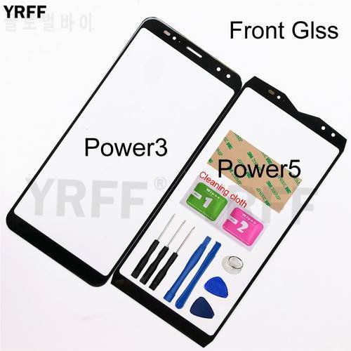 Mobile Front Panel Glass For Ulefone Power 5 3 Front Glass (No Touch Screen Digitizer Panel ) Outer Glass Cover