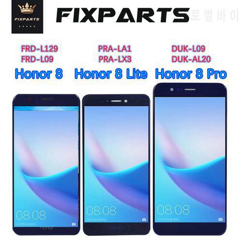 For Huawei Honor 8 Pro LCD Display With Touch Screen Assembly Honor 8 Lite LCD DUK L09 PRA TL10 LA1 LX1 LX3 FRD L09 L19 Display