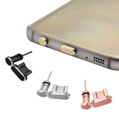 10 Sets Aluminum Dust Plug Micro USB Port + Earphone Jack Sim Card Needle for Android Sumsang Huawei Xiaomi Phone Accessories