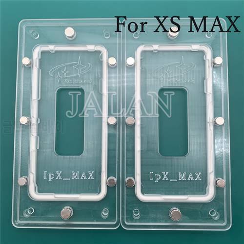 Clamping mold for iphone XS Max Lcd glass frame magnetic position mold for glass frame holding mobile phone repair fixture tool