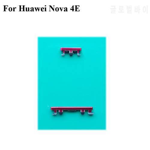 2 in 1 Side Button For Huawei Nova 4E 4 E Power On Off Button + Volume Side Buttons Set For Huawei Nova 4E Nova4E VCE-AL00