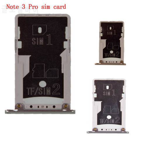 1pcs New sim Tray Holder For xiaomi Redmi Note 3/ Hongmi Note 3 Pro Sim Card Reader Tray Socket Slot Holder Replacement