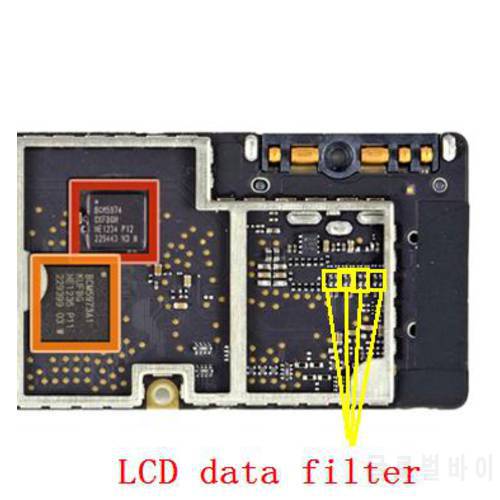 50pcs/lot for iPad 3 4 square filters LCD data filter L2202 L2212 L2222 L2232 on mainboard fix part