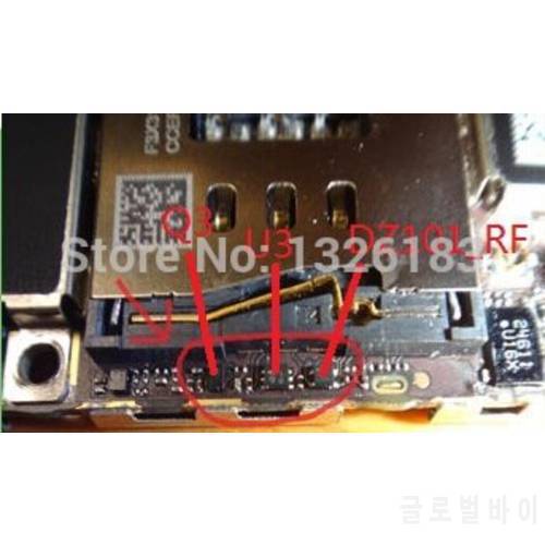 30sets/lot, Original new Q3 + U3 home button IC + DZ101_RF SIM control IC For iPhone 5 5G pry damage fix parts, HK free ship