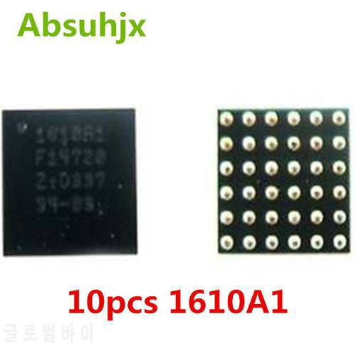 Absuhjx 10pcs 1610A1 U2 Charging ic for iPhone 5S USB Charger ic Chip 36pin on Board Ball Parts