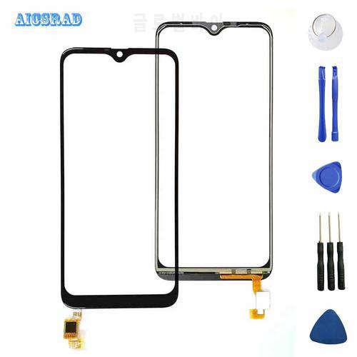 AICSRAD original front outer glass For oukitel C15 pro Touch Panel Touch Screen Digitizer Sensor Replacement c 15 c15pro + Tools