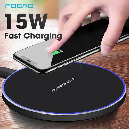 FDGAO 30W Wireless Charger For Samsung S22 S21 S20 15W Quick Charge Type C USB Fast Charging for iPhone 14 13 12 11 X XR XS 8