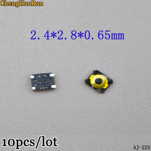 ChengHaoRan Light touch patch package with 2.4*2.8*0.65mm small tactile switch ultra-thin film pot