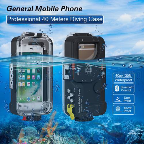 Seafrogs Waterproof Phone Case for Samsung Galaxy S8 S9 S10 Plus Note 8 9 10 20 S20 S21 S22 Ultra 40m Scuba Diving Housing