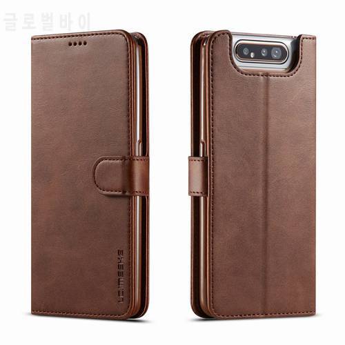 Luxury Case For Samsung Galaxy A80 Case Flip Book Wallet Magnetic Cover Samsung Galaxy A80 Case Leather Vintage PU Phone Cases