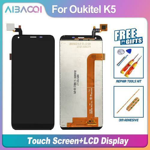 AiBaoQi Brand New 5.7 Inch Touch Screen 1440x720 LCD Display Assembly Replacement For Oukitel K5 Android 7.0