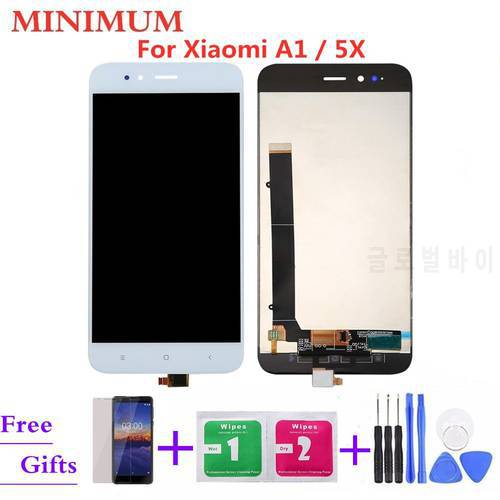 For Xiaomi Mi A1 MiA1 LCD Display Touch Screen Digitizer Assembly Replacement Parts For Xiaomi Mi 5X Mi5X 5.5