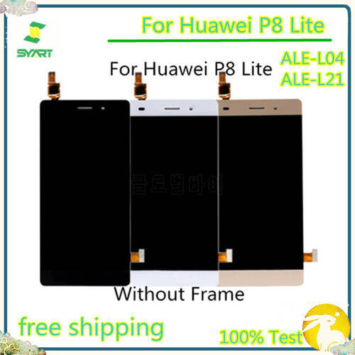 AAA Quality No dead Pixel LCD Display Touch Screen With Digitizer Assembly With Free Tools For Huawei P8 Lite ALE-L04 ALE-L21